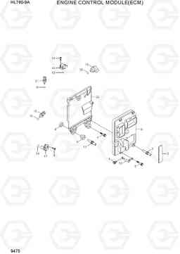 9470 ENGINE CONTROL MODULE (ECM) HL760-9A(W/HANDLER), Hyundai