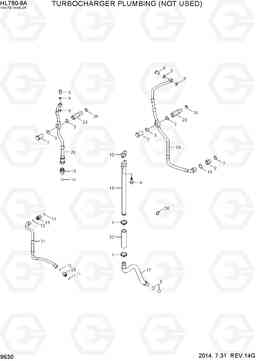 9630 TURBOCHARGER PLUMBING (NOT USED) HL760-9A(W/HANDLER), Hyundai
