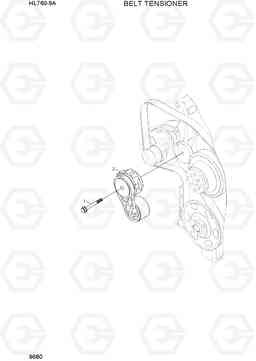 9680 BELT TENSIONER HL760-9A(W/HANDLER), Hyundai