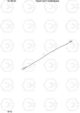 9710 TBAP EXT HARNESS HL760-9A(W/HANDLER), Hyundai