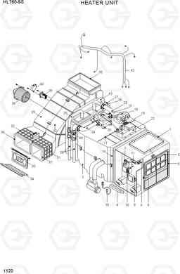 1120 HEATER UNIT HL760-9S, Hyundai