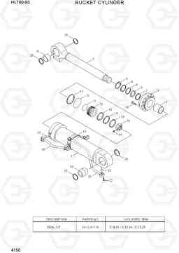 4150 BUCKET CYLINDER HL760-9S, Hyundai