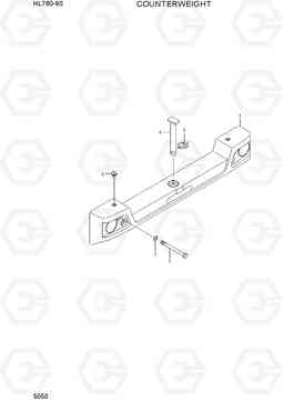 5050 COUNTERWEIGHT HL760-9S, Hyundai