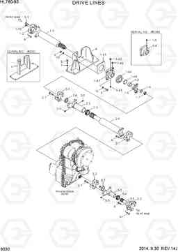 6030 DRIVE LINES HL760-9S, Hyundai