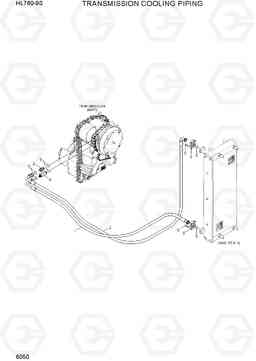 6050 TRANSMISSION COOLING PIPING HL760-9S, Hyundai