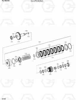 6140 CLUTCH(K2) HL760-9S, Hyundai
