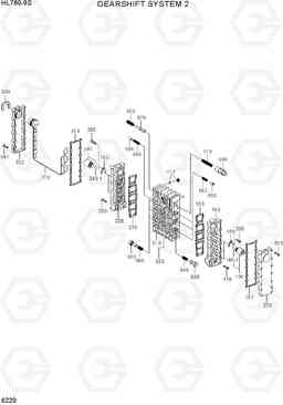 6220 GEAR SHIFT SYSTEM 2 HL760-9S, Hyundai