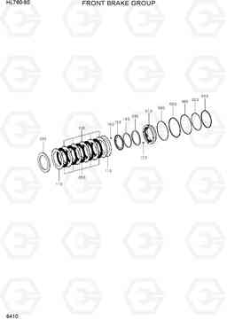 6410 FRONT BRAKE GROUP HL760-9S, Hyundai