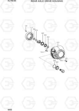 6450 REAR AXLE DRIVE HOUSING HL760-9S, Hyundai