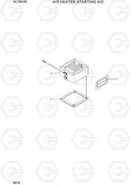 9010 AIR HEATER STARTING AID HL760-9S, Hyundai