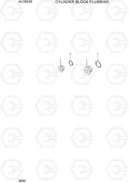 9030 CYLINDER BLOCK  PLUMBING HL760-9S, Hyundai