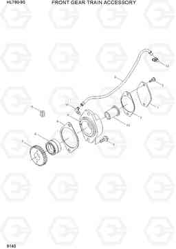 9140 FRONT GEAR TRAIN ACCESSORY HL760-9S, Hyundai