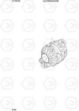 9160 ALTERNATOR HL760-9S, Hyundai