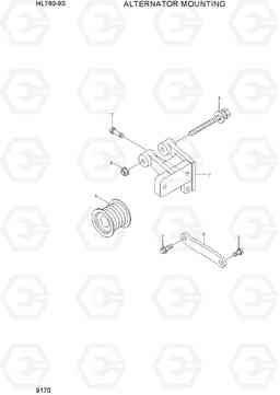 9170 ALTERNATOR MOUNTING HL760-9S, Hyundai