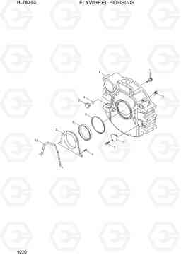 9220 FLYWHEEL HOUSING HL760-9S, Hyundai