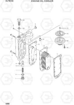 9380 ENGINE OIL COOLER HL760-9S, Hyundai