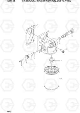 9610 CORROSION RESISTOR(COOLANT FILTER) HL760-9S, Hyundai