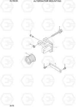 A170 ALTERNATOR MOUNTING HL760-9S, Hyundai