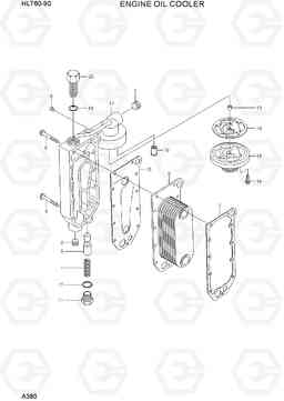 A380 ENGINE OIL COOLER HL760-9S, Hyundai