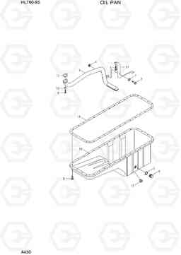 A430 OIL PAN HL760-9S, Hyundai