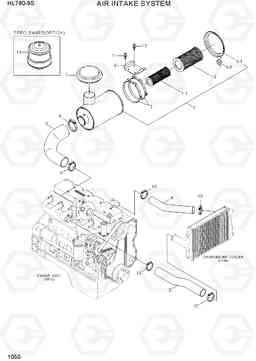 1050 AIR INTAKE SYSTEM HL760-9S(BRAZIL), Hyundai