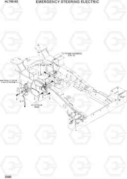 2090 EMERGENCY STEERING ELECTRIC HL760-9S(BRAZIL), Hyundai