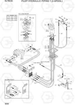 3030 PILOT HYDRAULIC PIPING 1 (2-SPOOL) HL760-9S(BRAZIL), Hyundai