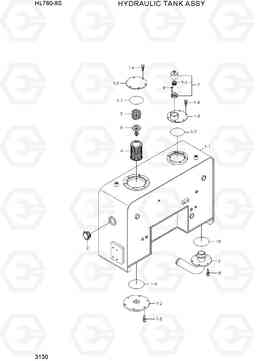 3130 HYDRAULIC TANK ASSY HL760-9S(BRAZIL), Hyundai