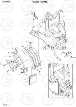 5010 FRONT FRAME HL760-9S(BRAZIL), Hyundai