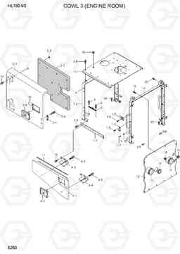 5250 COWL 3 (ENGINE ROOM) HL760-9S(BRAZIL), Hyundai