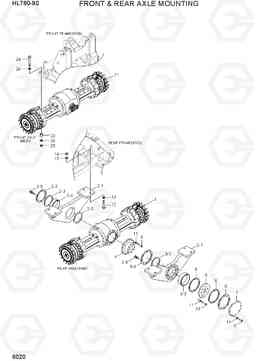 6020 FRONT & REAR AXLE MTG HL760-9S(BRAZIL), Hyundai