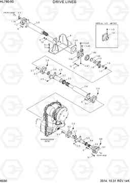 6030 DRIVE LINES HL760-9S(BRAZIL), Hyundai