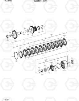 6180 CLUTCH (KR) HL760-9S(BRAZIL), Hyundai