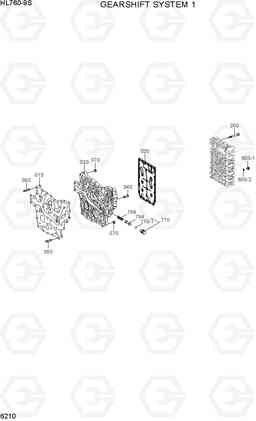 6210 GEARSHIFT SYSTEM 1 HL760-9S(BRAZIL), Hyundai