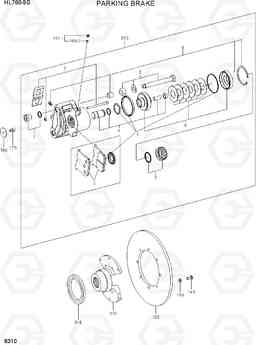 6310 PARKING BRAKE HL760-9S(BRAZIL), Hyundai