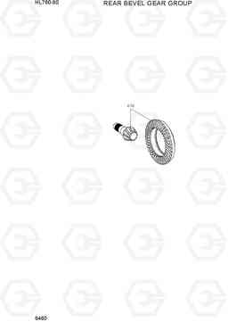 6460 REAR BEVEL GEAR GROUP HL760-9S(BRAZIL), Hyundai
