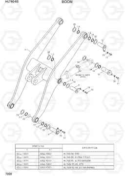 7020 BOOM HL760-9S(BRAZIL), Hyundai