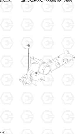 9270 AIR INTAKE CONNECTION MOUNTING HL760-9S(BRAZIL), Hyundai