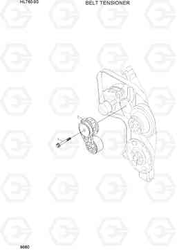 9680 BELT TENSIONER HL760-9S(BRAZIL), Hyundai