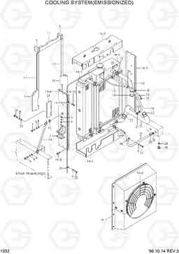 1032 COOLING SYSTEM(LOW EMISSION) HL770(-#1000), Hyundai