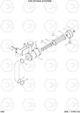 1050 AIR INTAKE SYSTEM HL770(-#1000), Hyundai