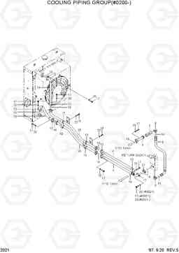 2021 COOLING PIPING GROUP(#0200-) HL770(-#1000), Hyundai