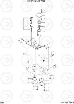 2030 HYDRAULIC TANK HL770(-#1000), Hyundai