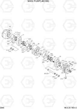 2040 MAIN PUMP(-#0199) HL770(-#1000), Hyundai