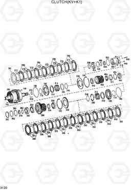 3120 CLUTCH(KV+K1) HL770(-#1000), Hyundai