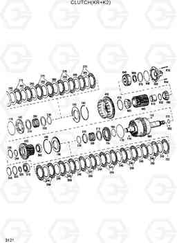 3121 CLUTCH(KR+K2) HL770(-#1000), Hyundai