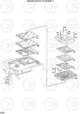 3160 GEAR SHIFT SYSTEM 1 HL770(-#1000), Hyundai