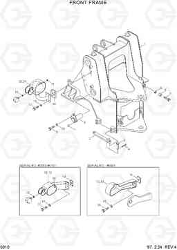 5010 FRONT FRAME HL770(-#1000), Hyundai