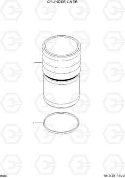 8060 CYLINDER LINER HL770(-#1000), Hyundai