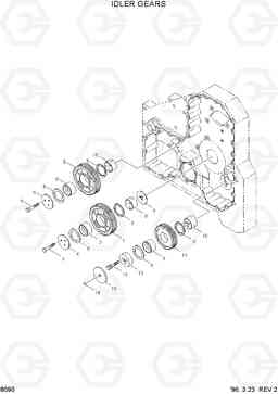 8090 IDLER GEARS HL770(-#1000), Hyundai